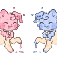 Thumbnail for PAW-036: Pink & Blue Pudding Cups